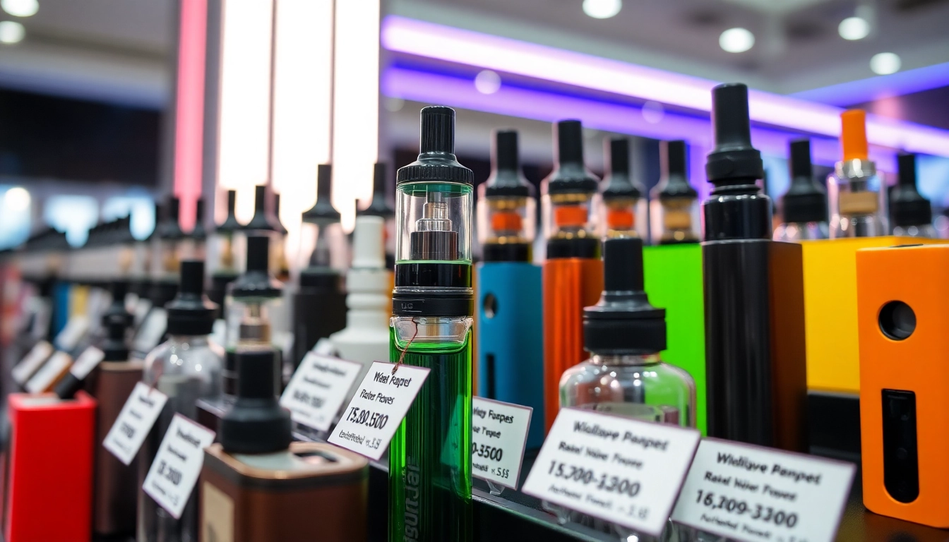 Check dummy vapes price with colorful demonstration of various vape devices and features.