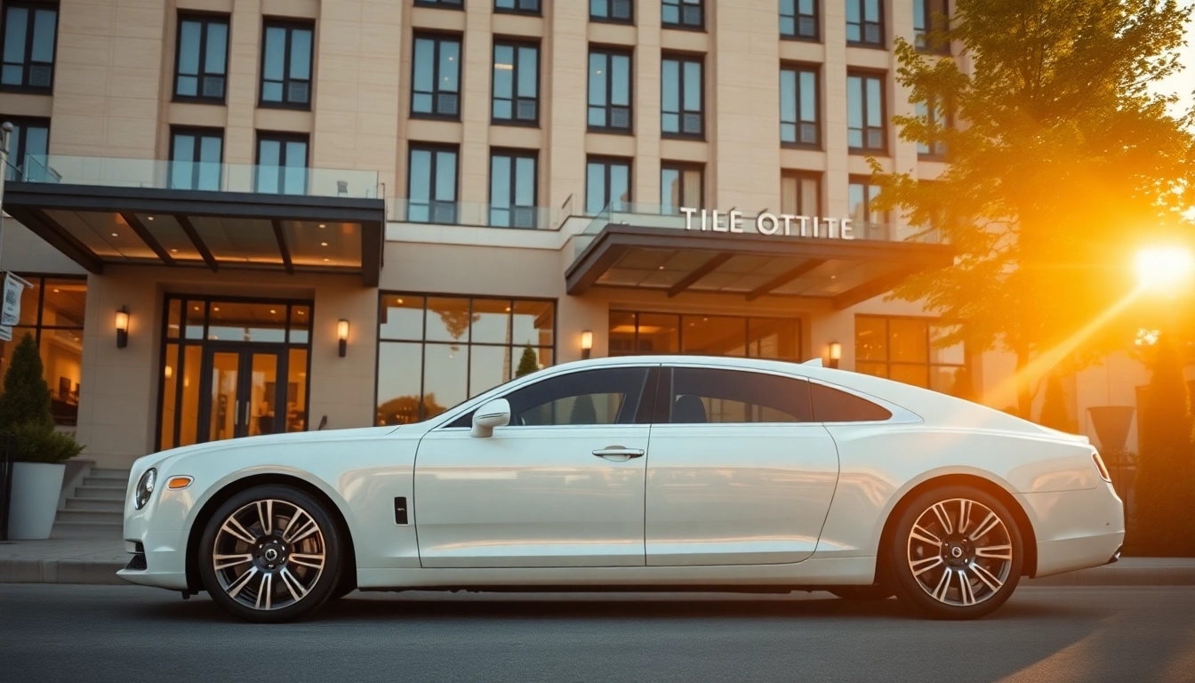 Experience the luxury of a professional chauffeur service Vancouver in a sleek, modern vehicle.