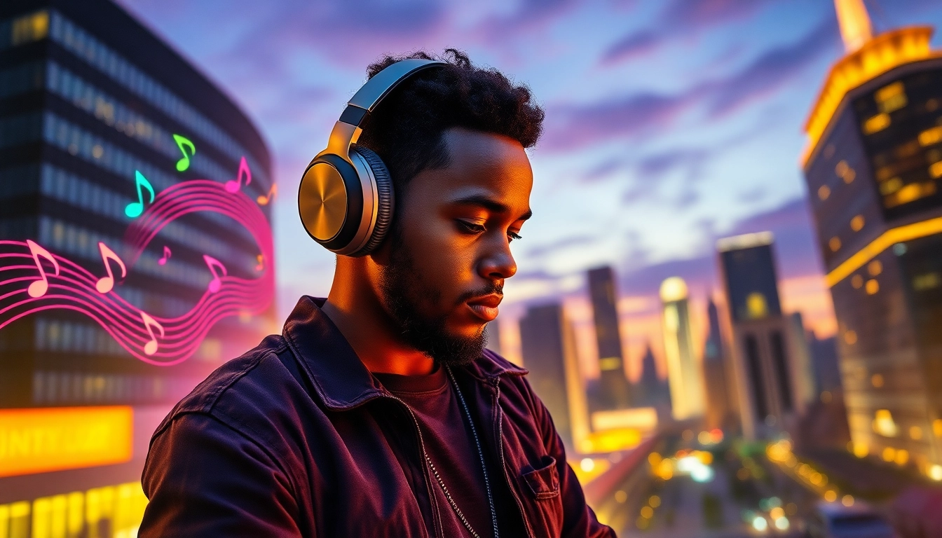 Listen to BigMay202 songs as a dynamic urban artist creates music in a vibrant setting.