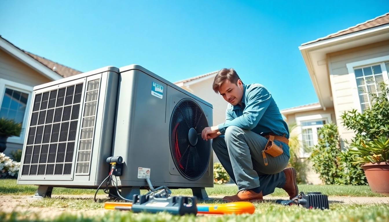 Expert AC repair technician fixing an air conditioning unit in Glendale, AZ.