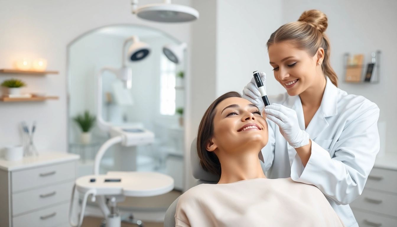 Achieve youthful skin with Botox-Zürich, showcasing a patient happy in a tranquil treatment room.