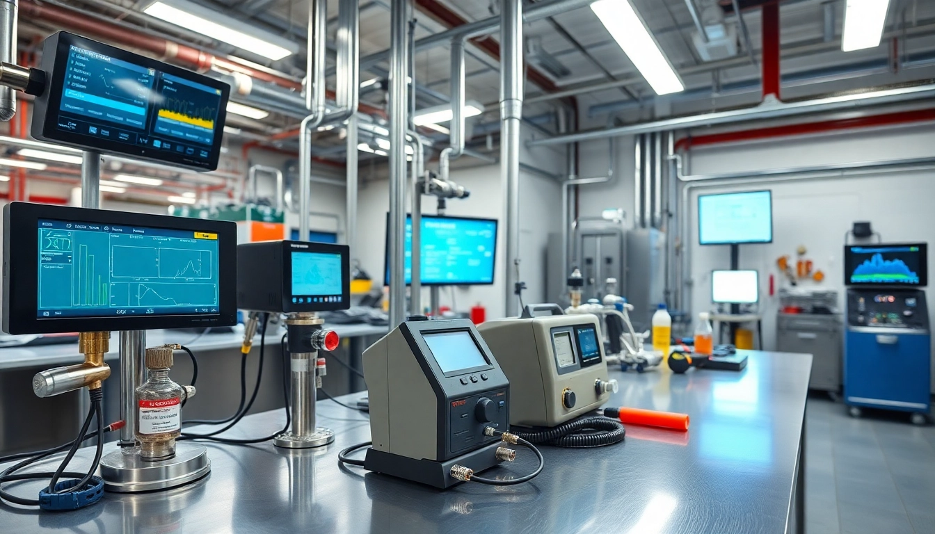 Enhance safety with advanced hydrogen detection equipment in an industrial setting.