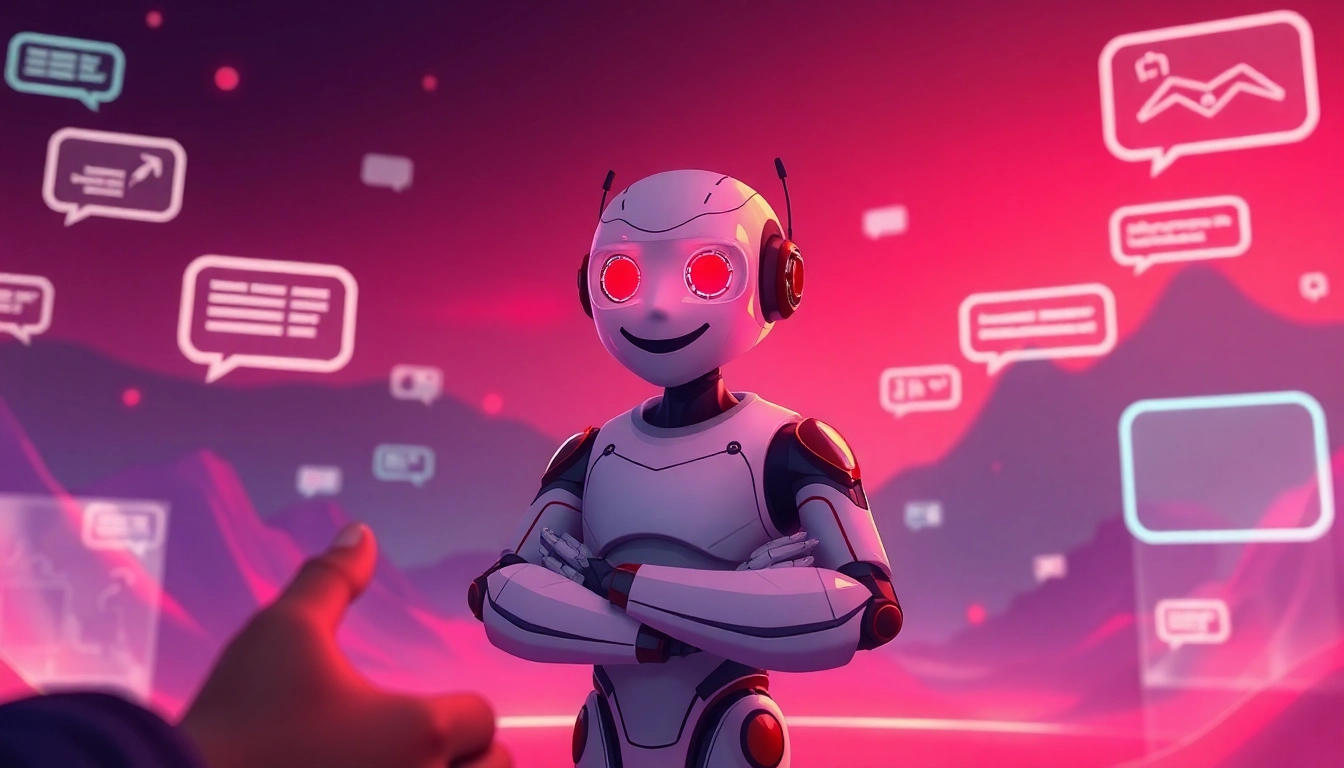 Engage in a provocative sexy ai chat with alluring AI chatbot characters in a vivid digital landscape.