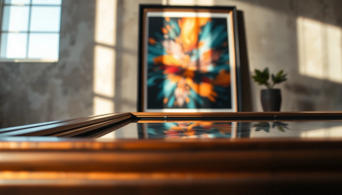 Showcase a beautiful 20x30 frame highlighting intricate artwork in a warm, inviting setting.