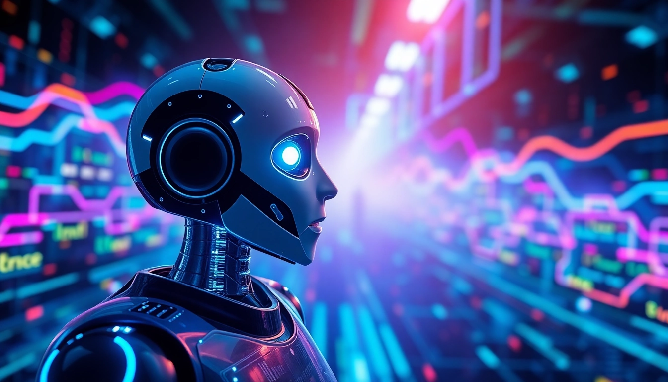 Engage with unfiltered AI in a vibrant, futuristic chatbot environment featuring dynamic data streams.