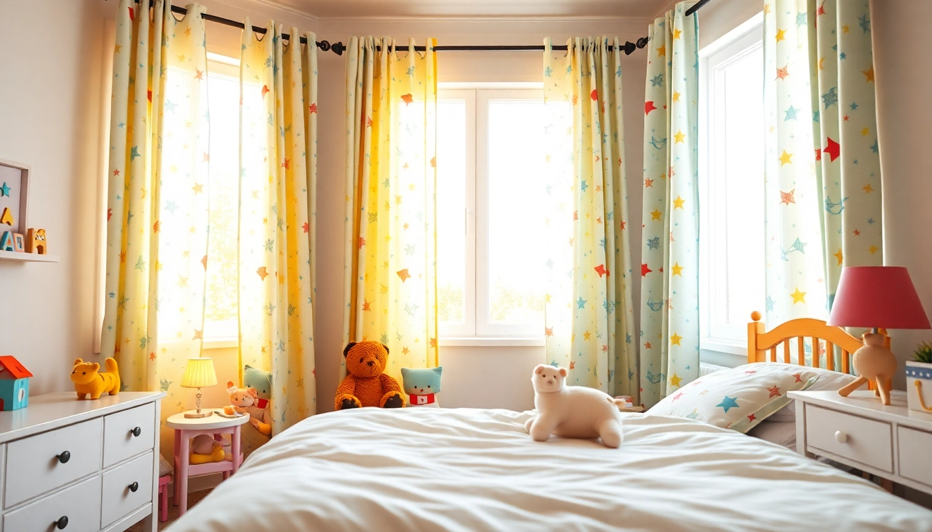 Choose lovely kids room curtains to enhance your child's space with vibrant patterns and colors.