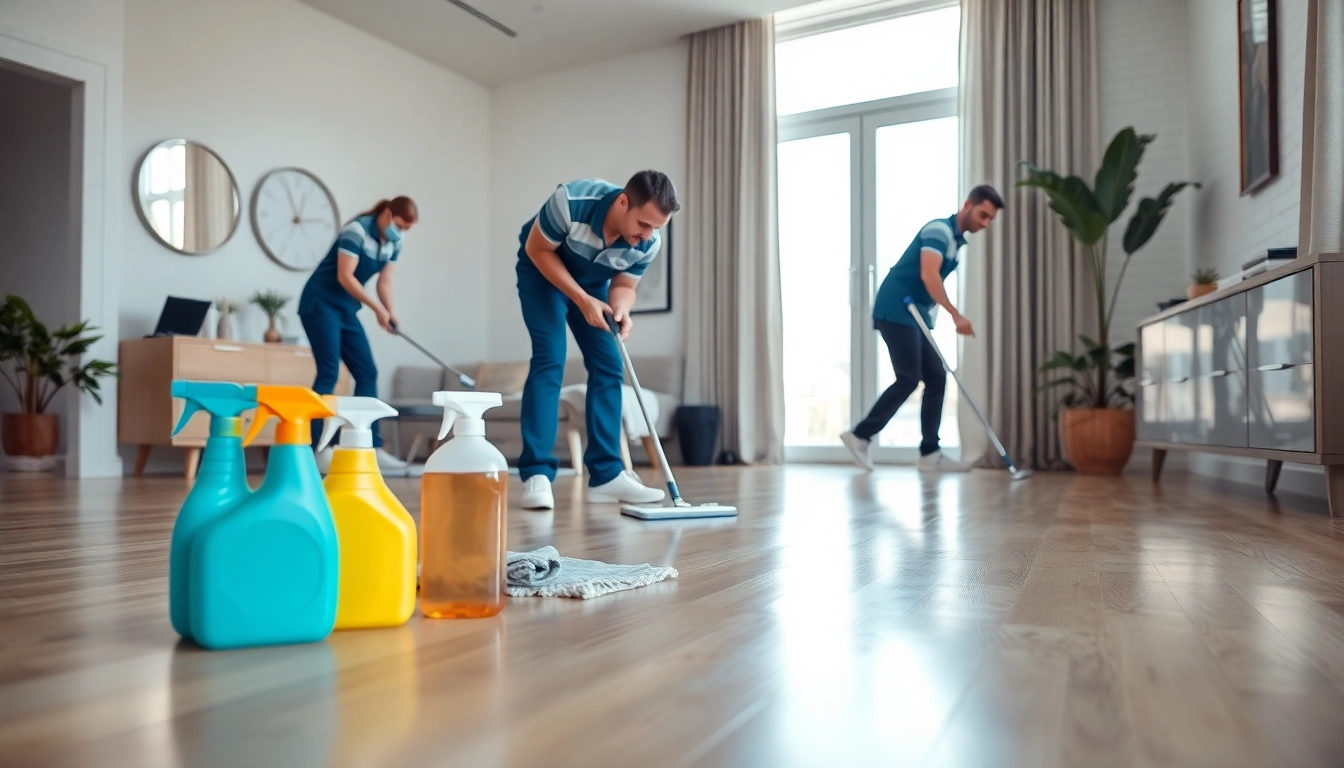 Efficient bond cleaning Logan services with professional cleaners ensuring a spotless apartment environment.
