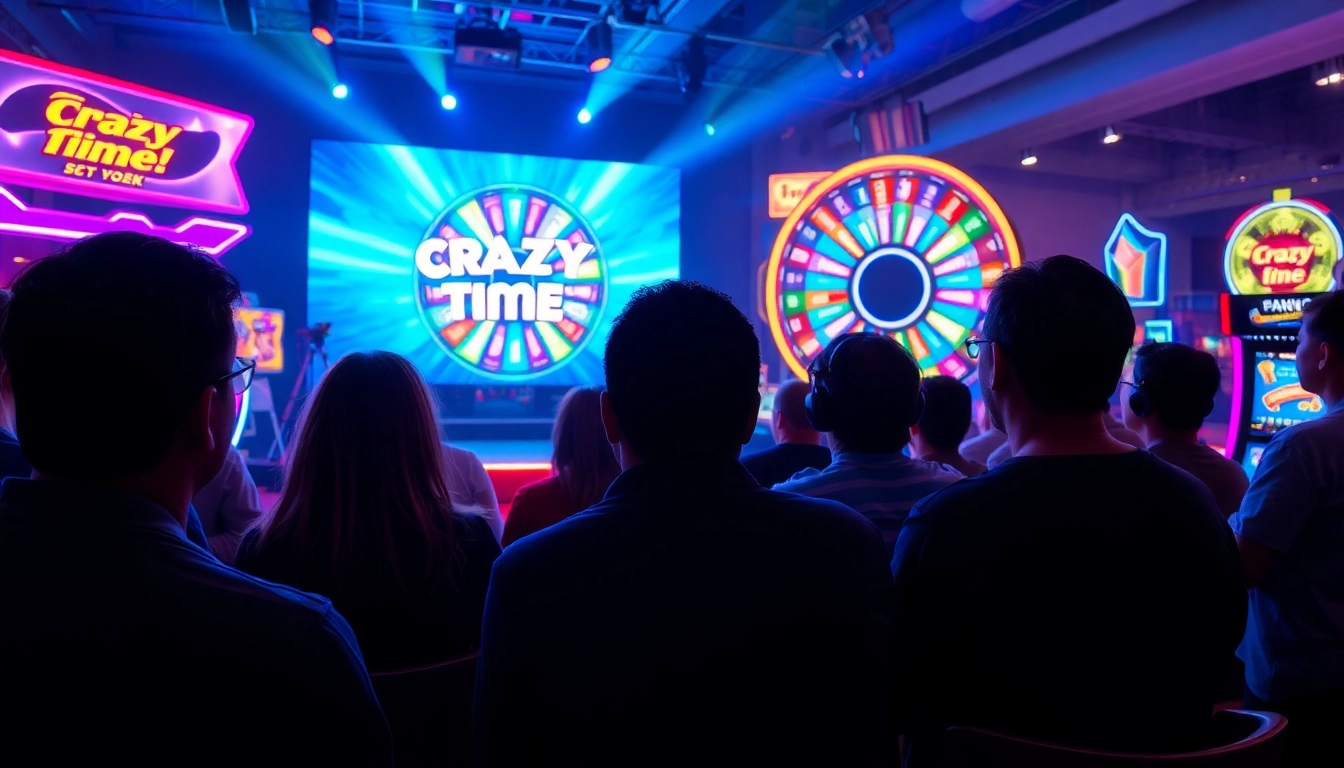 Watch Crazy Time live game show with vibrant colors and engaging presenters for an electrifying experience.