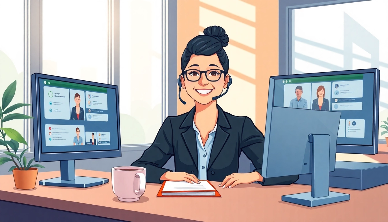 Enhance your experience with our Virtual Answer Service by a professional receptionist in a welcoming office.
