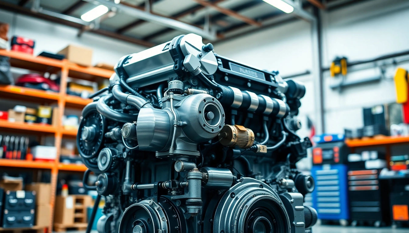 View the reliable Cummins ISX engine for sale, showcasing its robust design and intricate components.