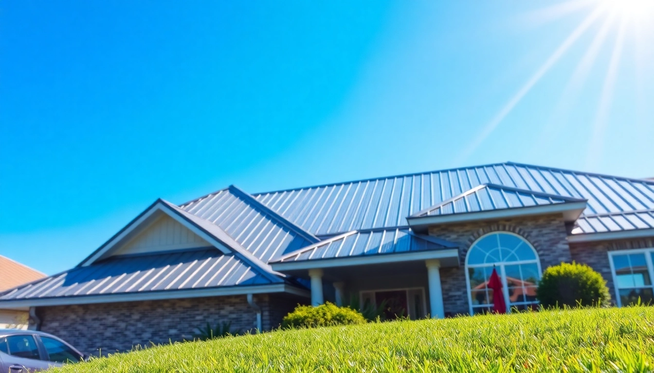 Installing a florida metal roof showcases durability and beauty of modern roofing solutions.