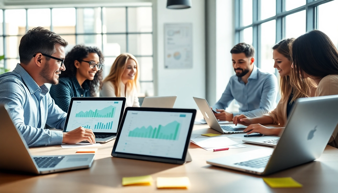 Displaying a detailed competitor pricing analysis among a collaborative marketing team in a modern office.