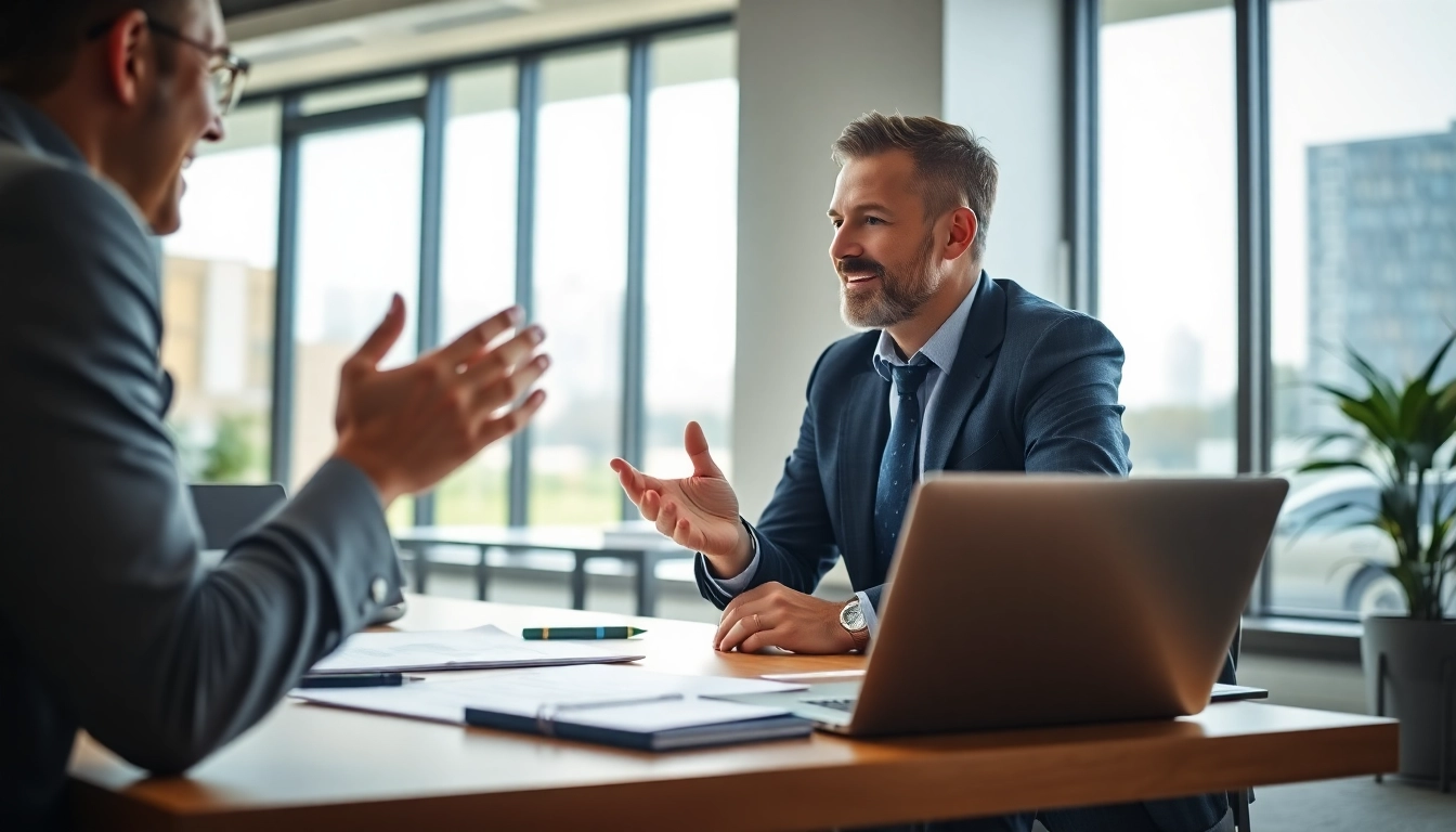 Engaging business coaching service session between a coach and a small business owner