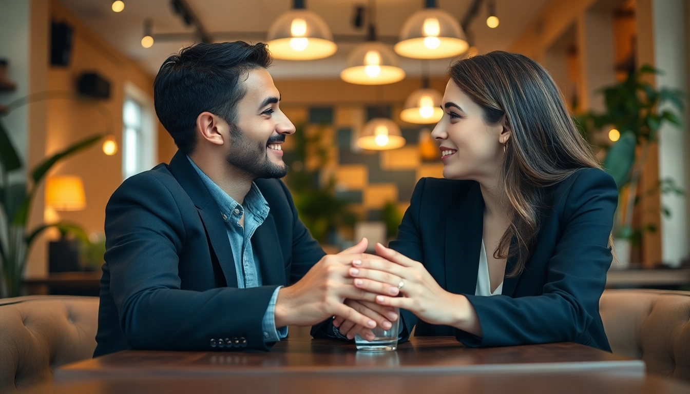 Couple practicing effective communication in relationships, illustrating warmth and intimacy in conversation.