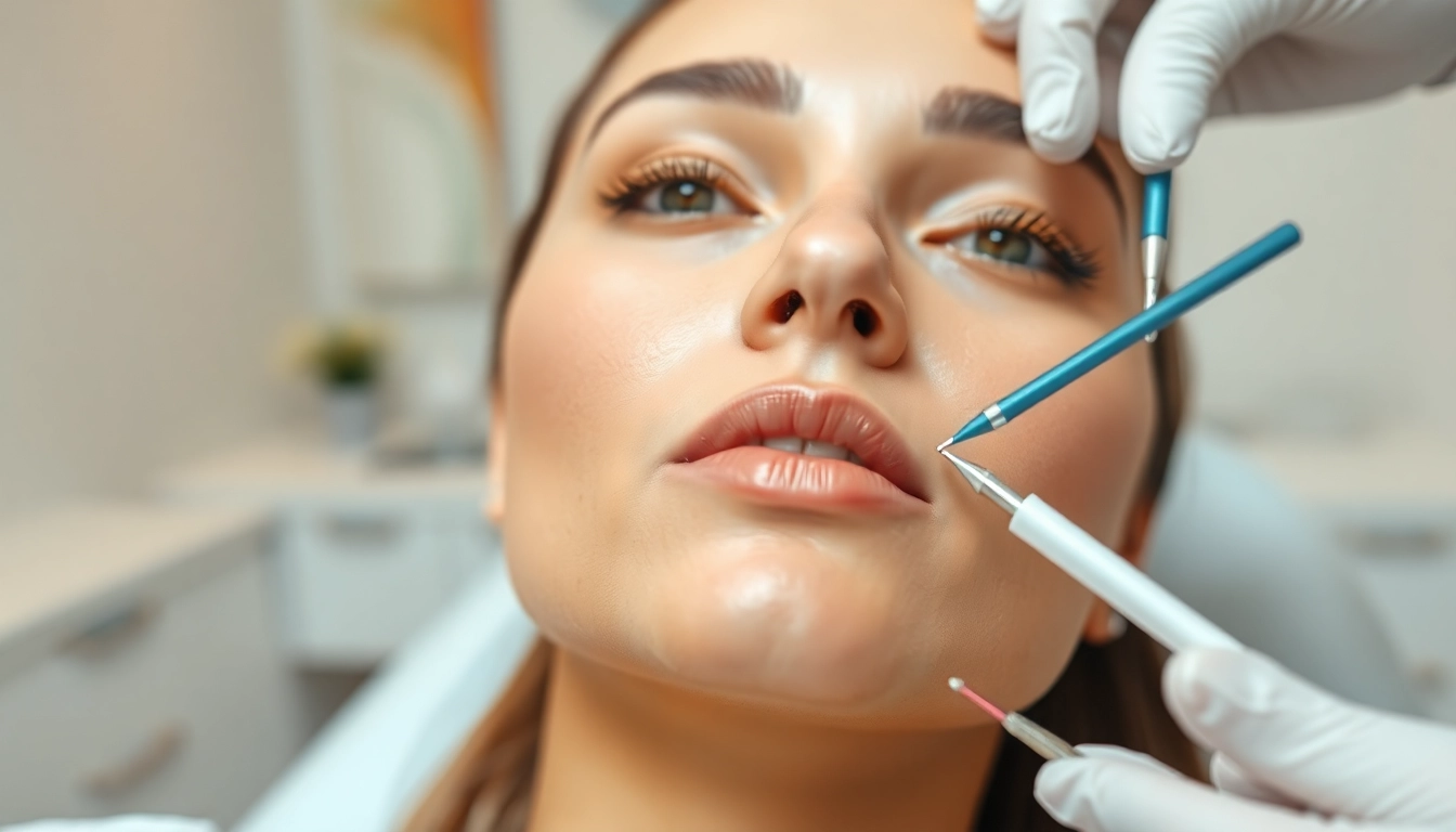 Enhance your smile with a lip flip for fuller-looking lips in a serene spa setting.