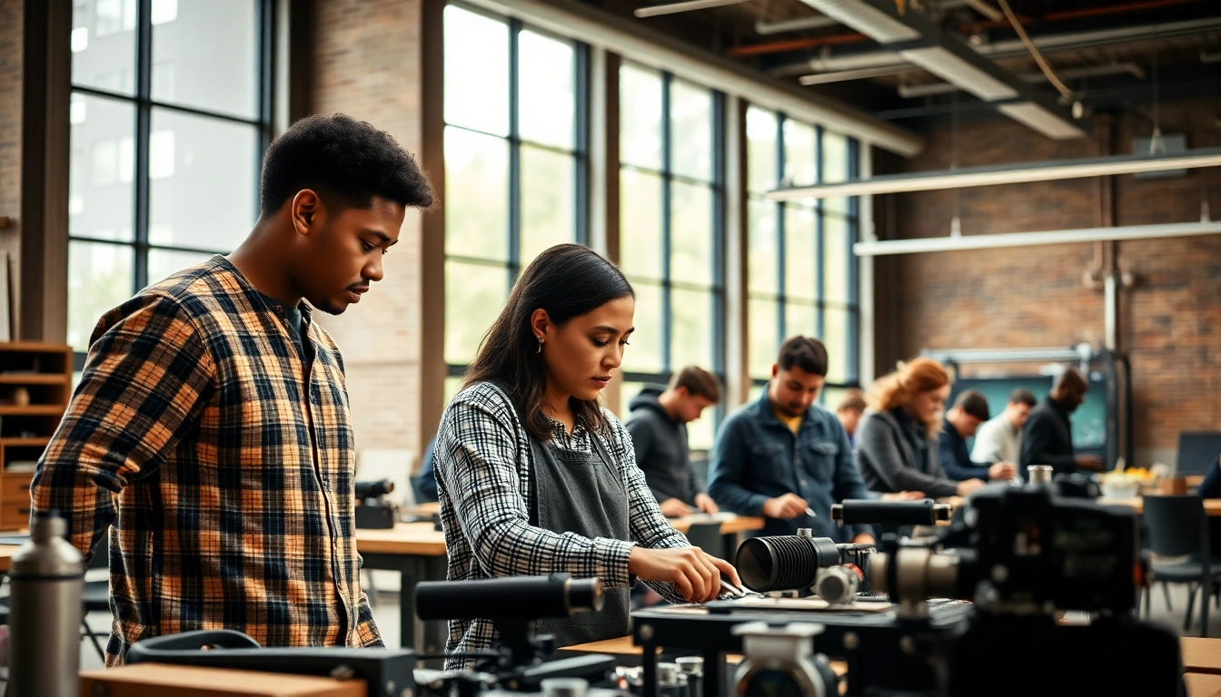 Students learning at a trade school in Tennessee, showcasing hands-on skills training and modern facilities.