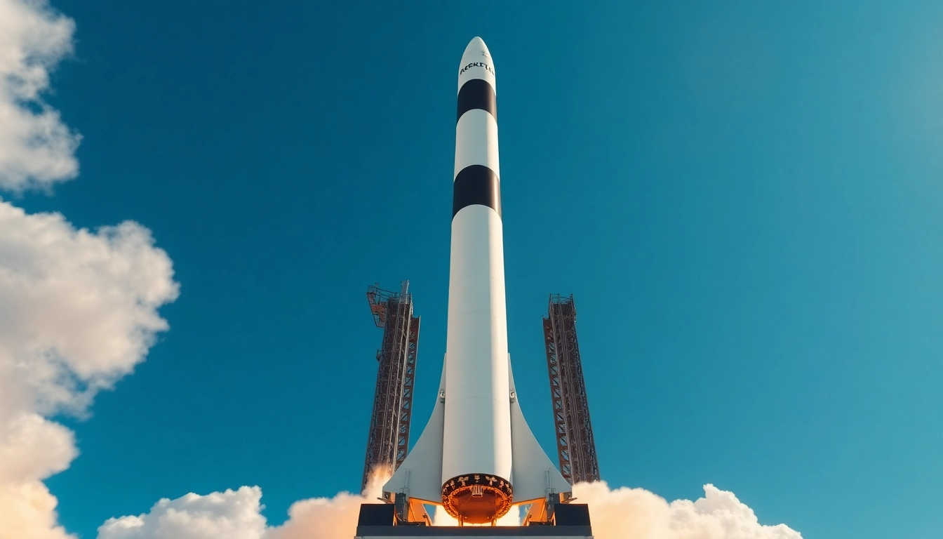 Launch of the Rocket Lab rocket at Revenue Rocket Lab event showcasing a powerful ascent.