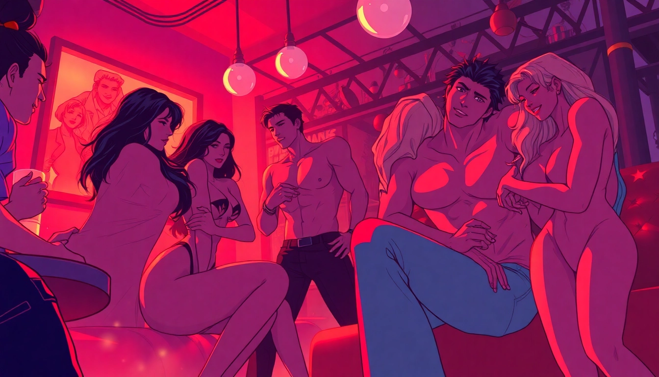 Engaging scene from truyen tranh sex exploring adult themes with vibrant colors and detailed characters.