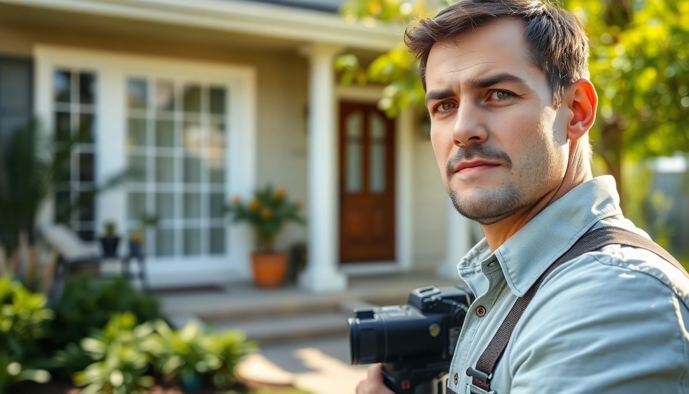 Pest control near me showcased by a professional inspecting a home for termites, reflecting reliability and expertise.