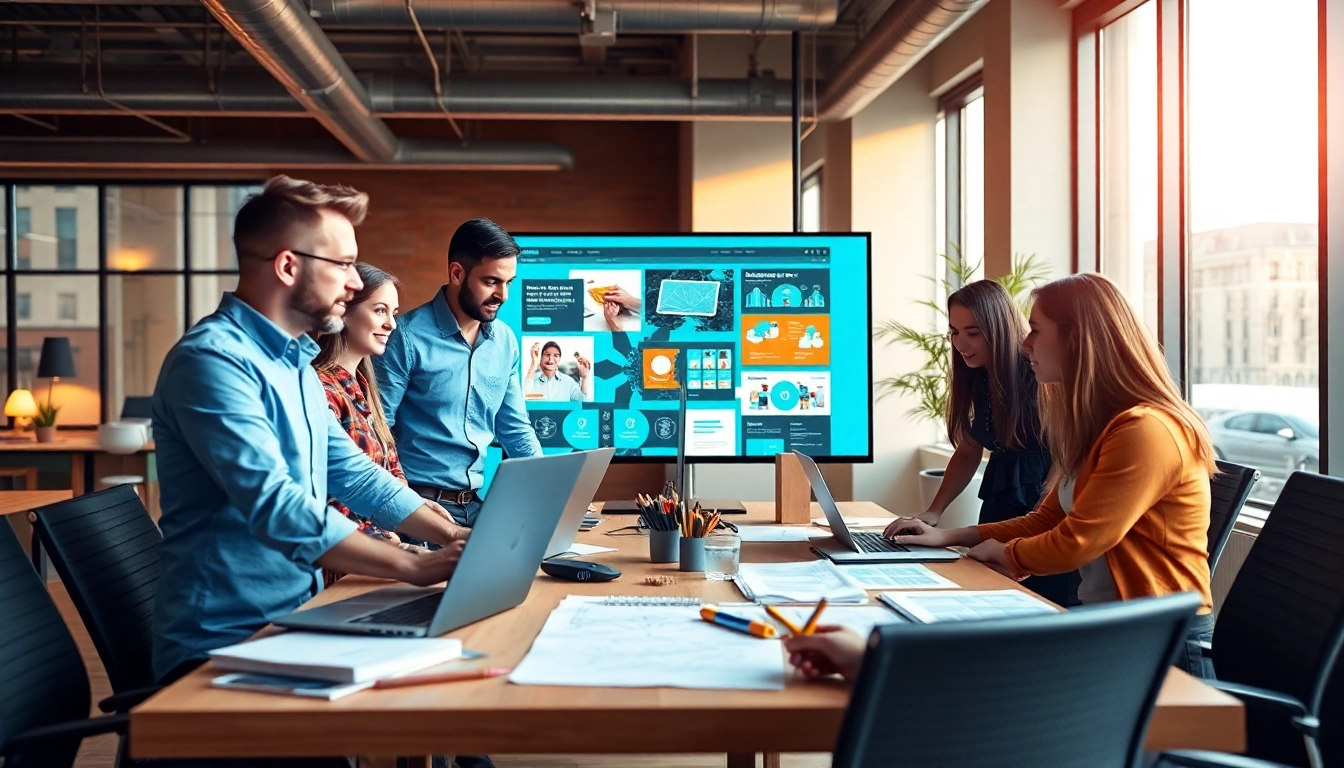 Creazione sito web agenzia: team di professionisti al lavoro in un'agenzia web per progettazione siti.