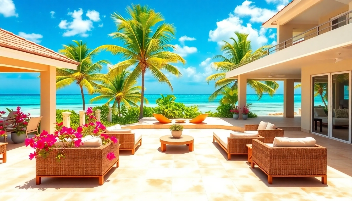 Showcasing Real Estate in Belize, a luxurious beachfront property with stunning architecture.