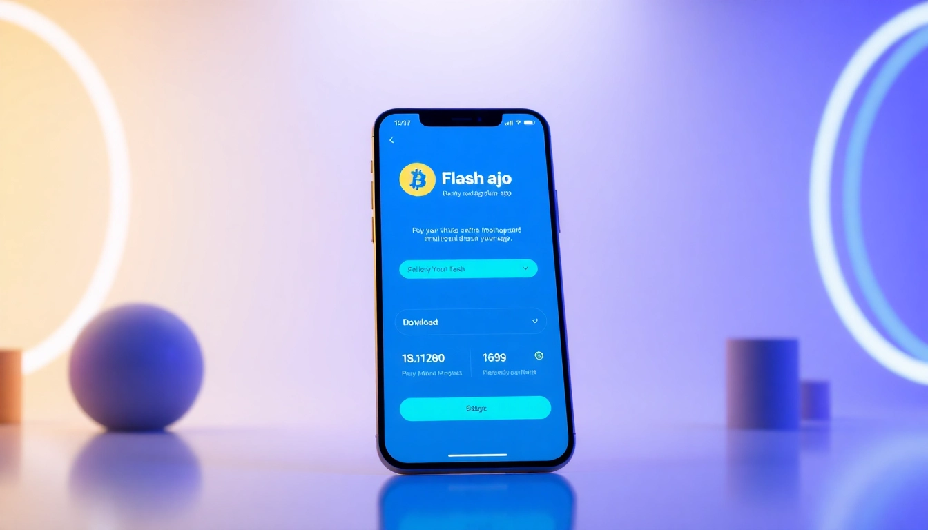Discover the flash Bitcoin app download with a sleek interface and modern design features.